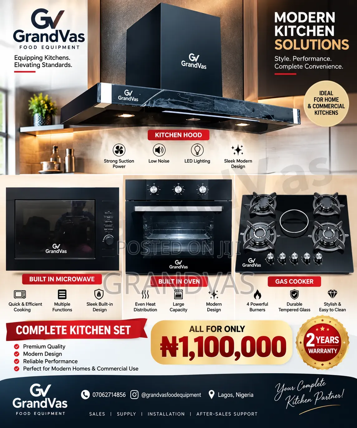 Bosch Kitchen Set Built in Oven, Microwave, Cooker, Hood Extractor