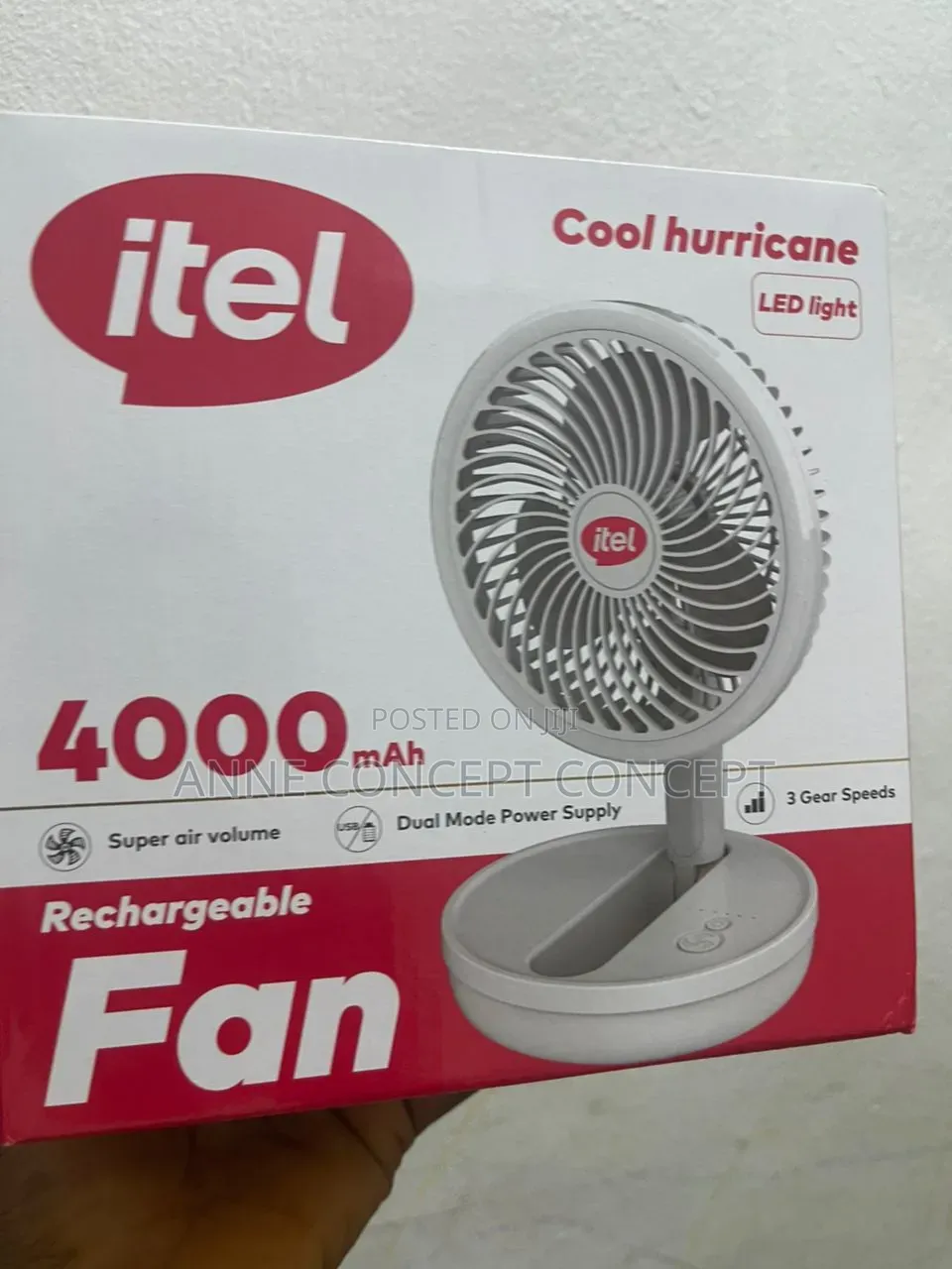 Reachable Portable Fan