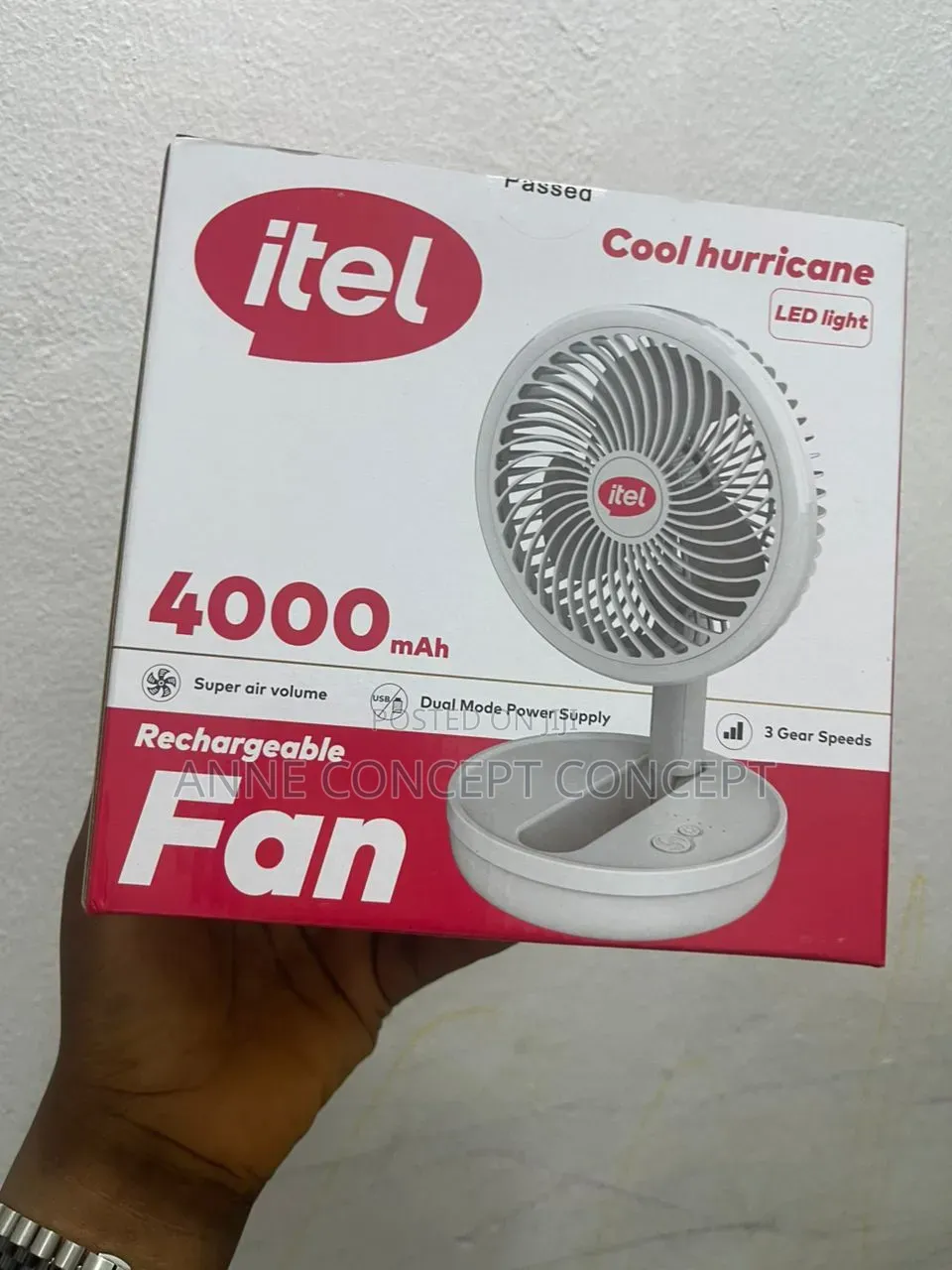 Reachable Portable Fan