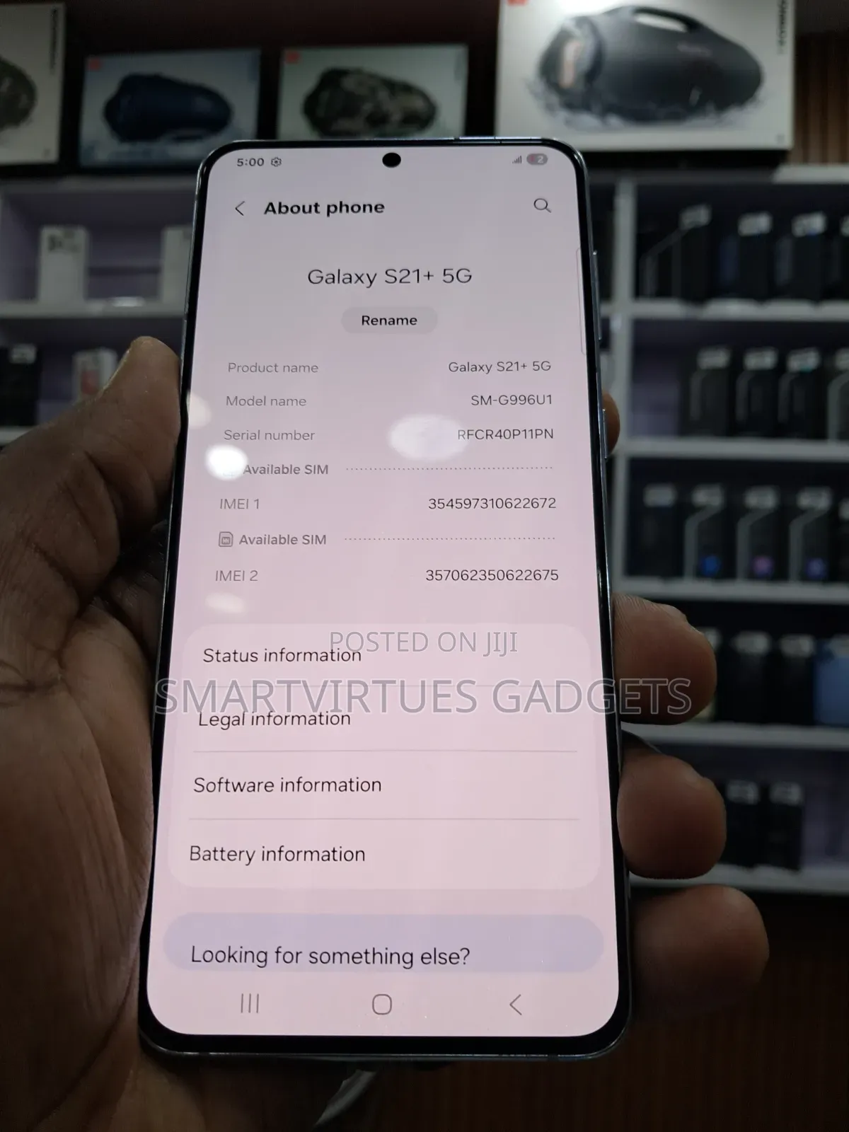 Samsung Galaxy S21+ 5G 128 GB Rose Gold