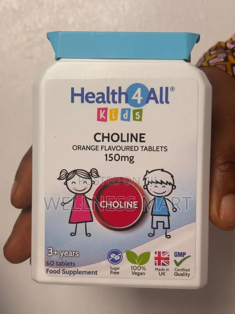 Health4All Kids Choline 150mg 60 Chewable | Memory Focus