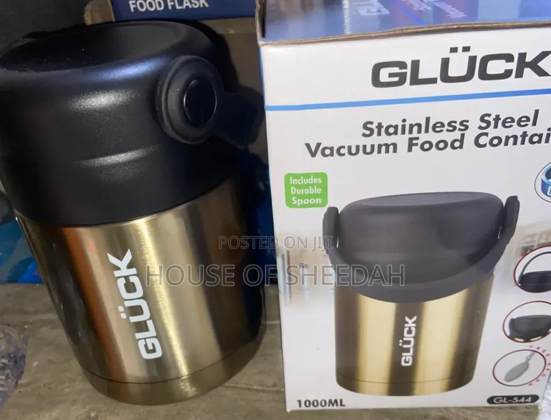 Glück Stainless Steel Vacuum Food Container (1000ml)