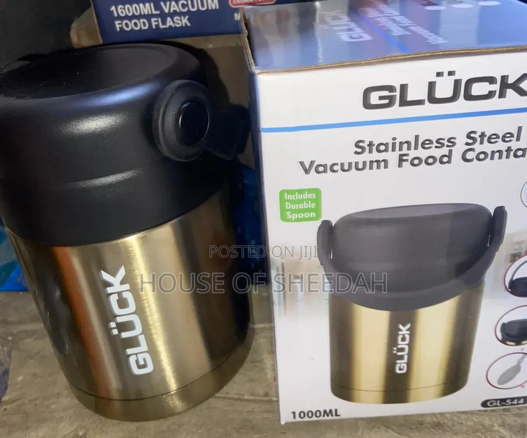 Glück Stainless Steel Vacuum Food Container (1000ml)