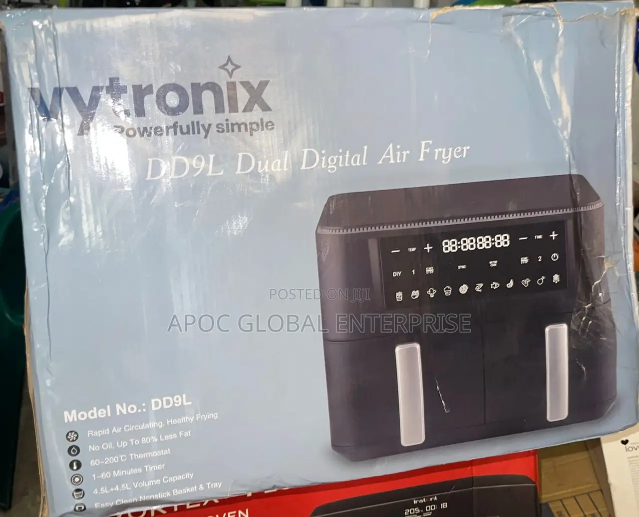 Vytronix DD 9L Dual Digital Air Fryer