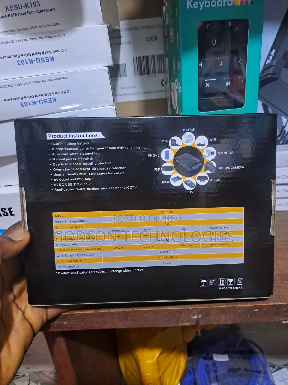 Kvron Mini Dc Ups