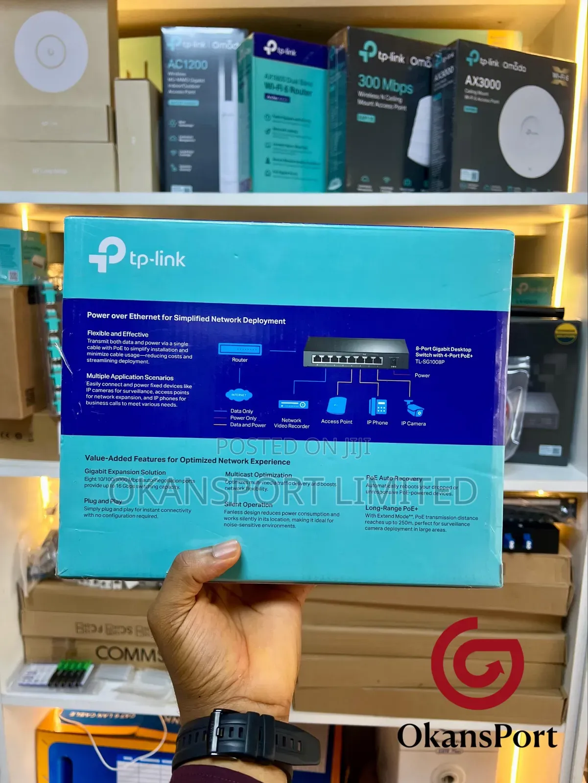 TP-Link TL-SG1008P LS1008G 8 Port PoE Gigabit Switch Desktop Network