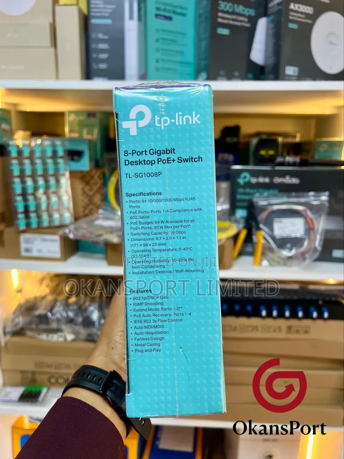 TP-Link TL-SG1008P LS1008G 8 Port PoE Gigabit Switch Desktop Network