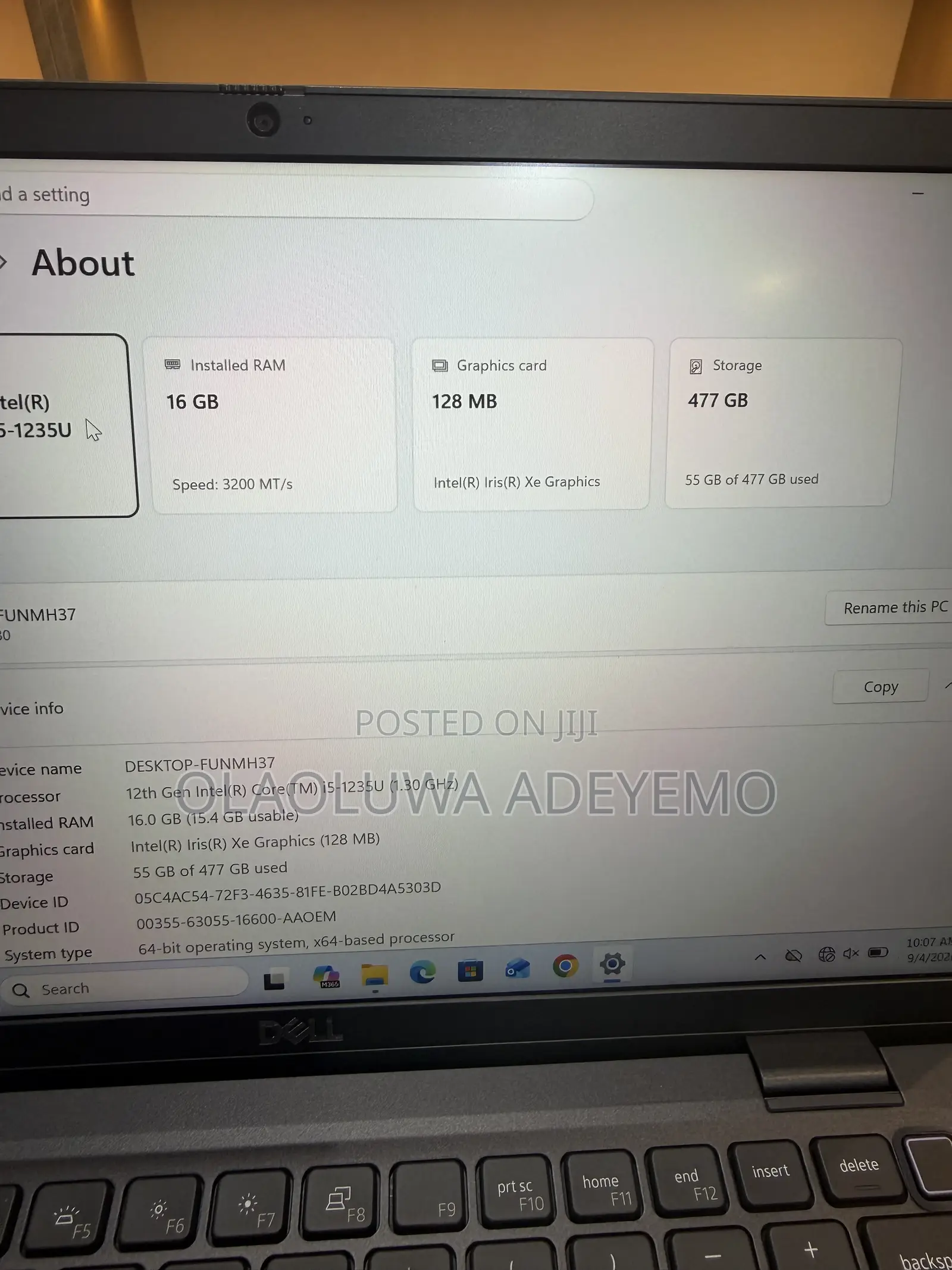 Laptop Dell Latitude 7430 16GB Intel Core i5 SSD 500GB