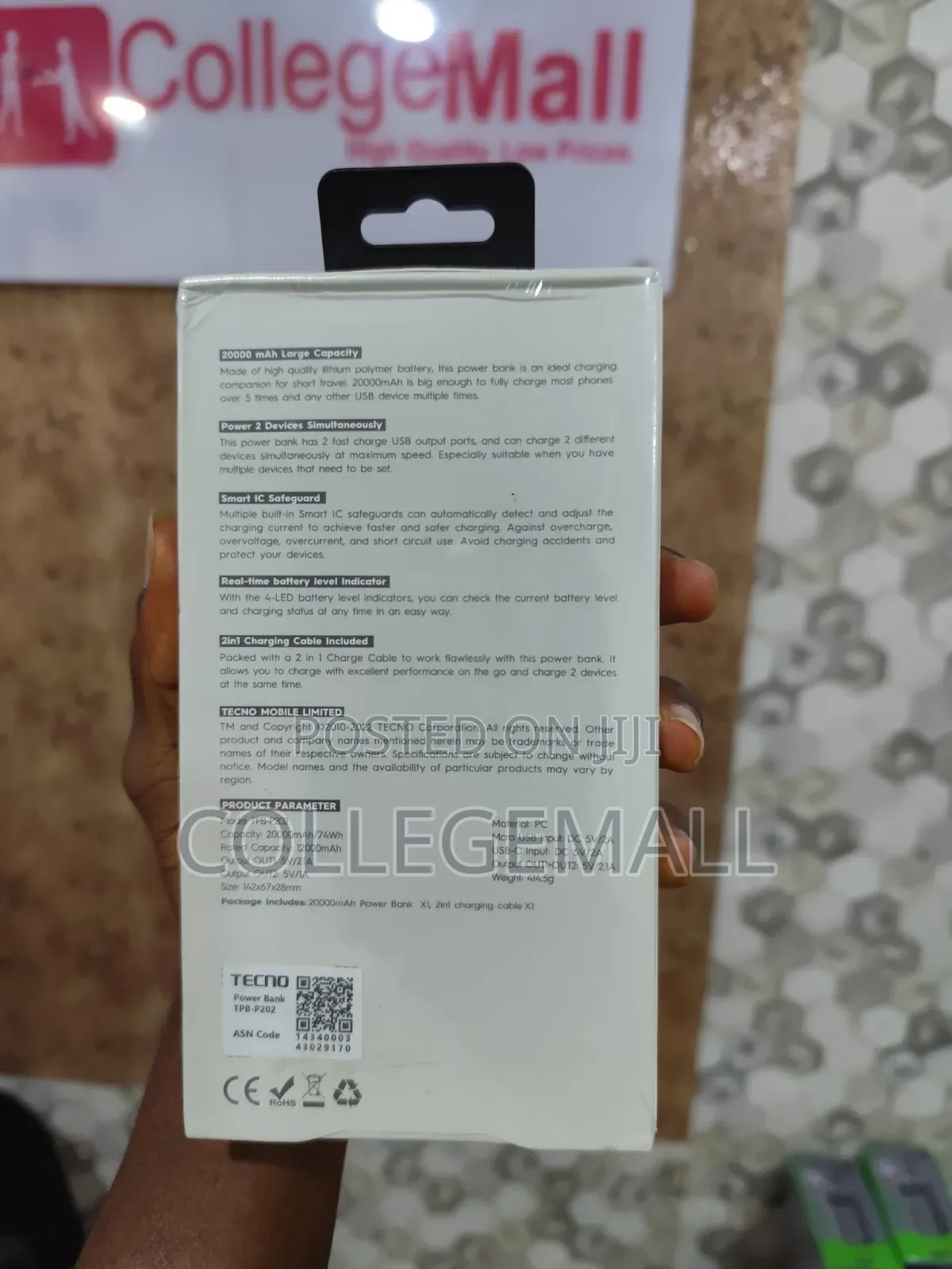 TECNO 20,000mAh