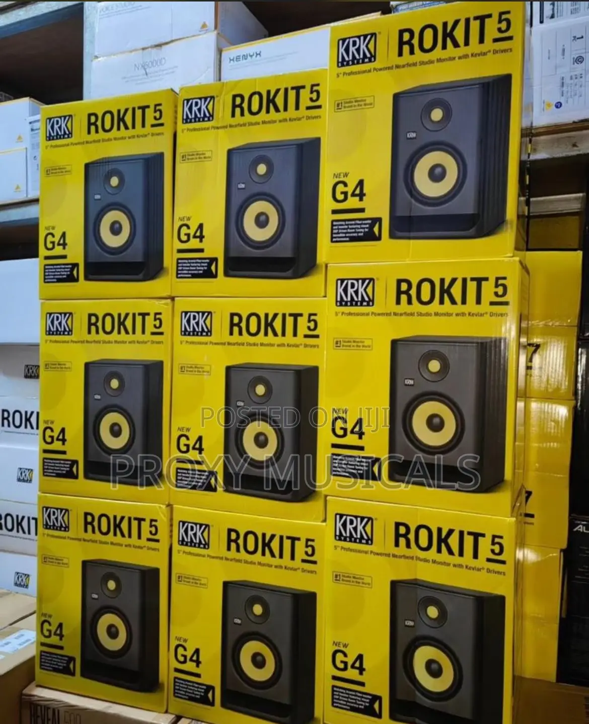 KRK Rokit 5 Generation 4 (G4) Powered Studio Monitors