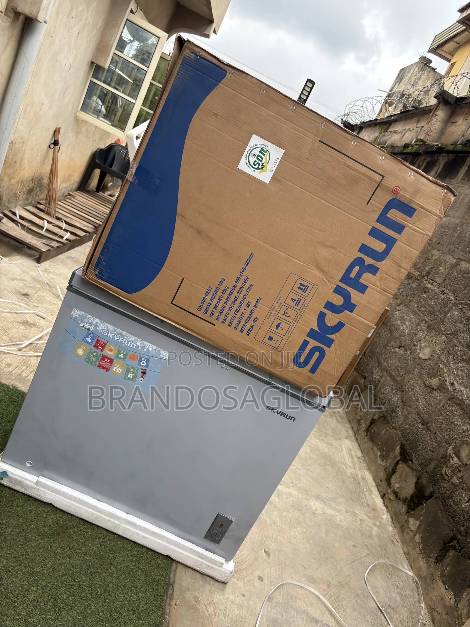 SkyRun BD-260A Freezer for Frozen Inventory