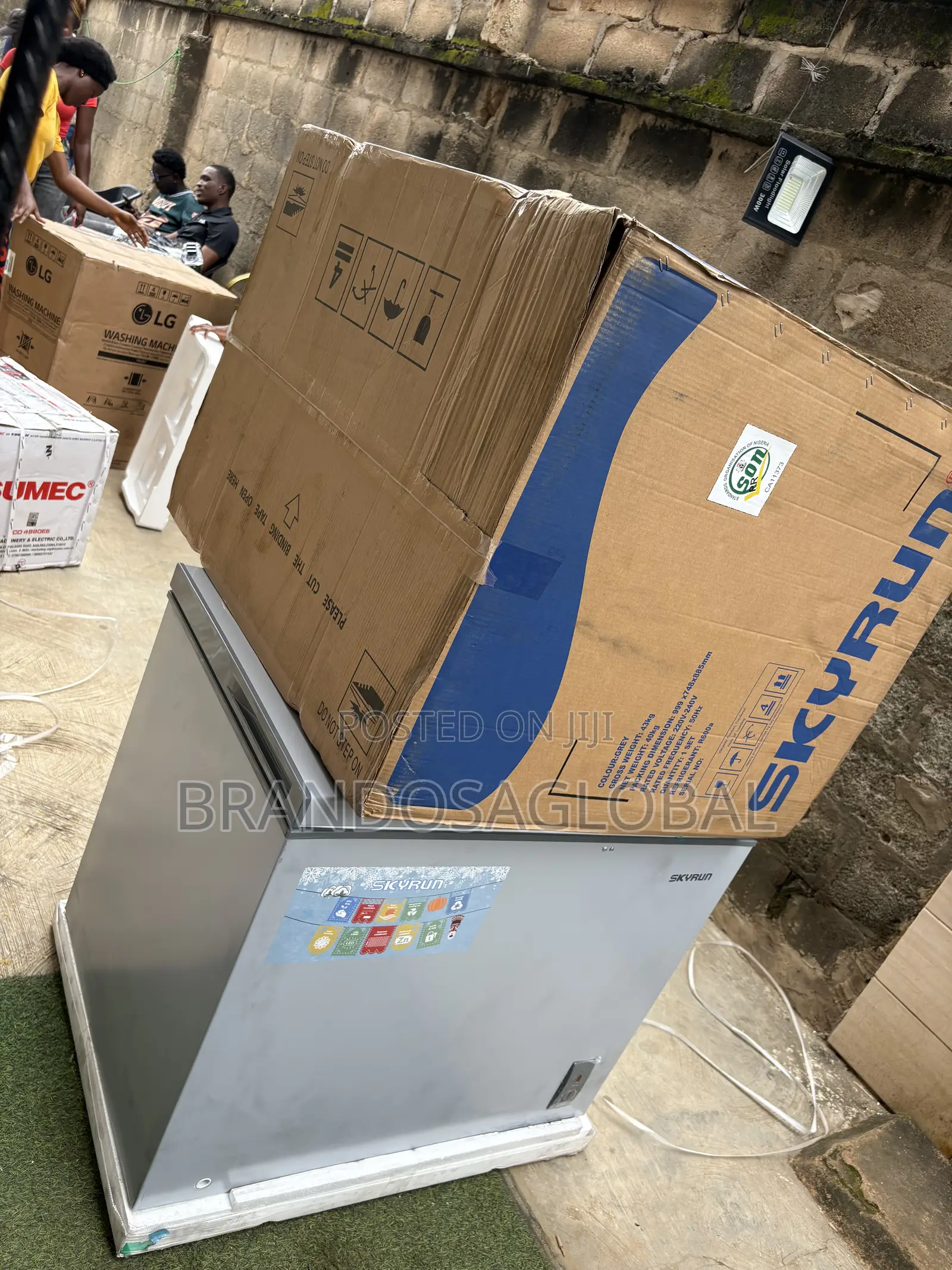 SkyRun BD-260A Freezer for Frozen Food Sellers