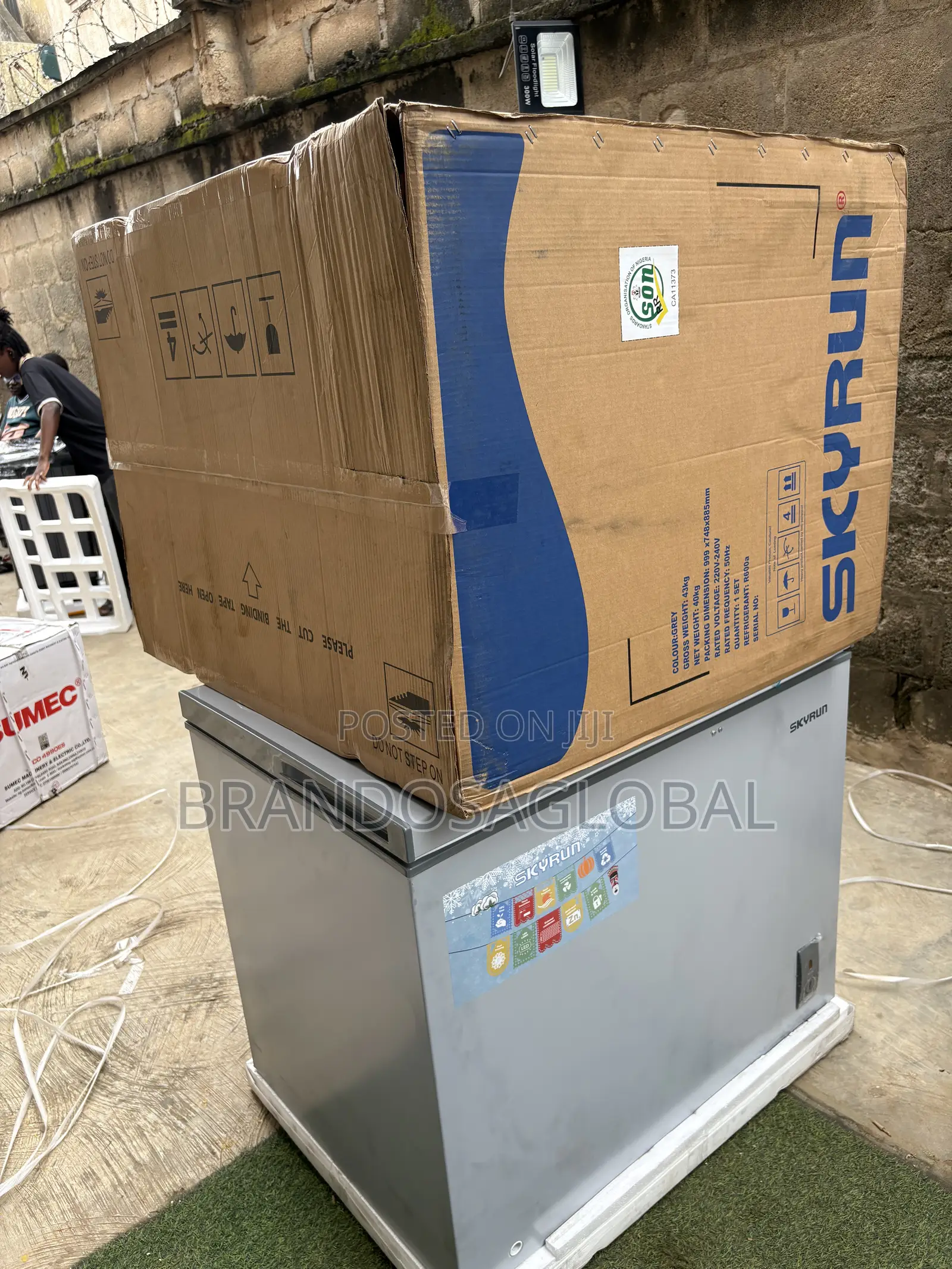 SkyRun BD-260A Chest Freezer for Frozen Stock