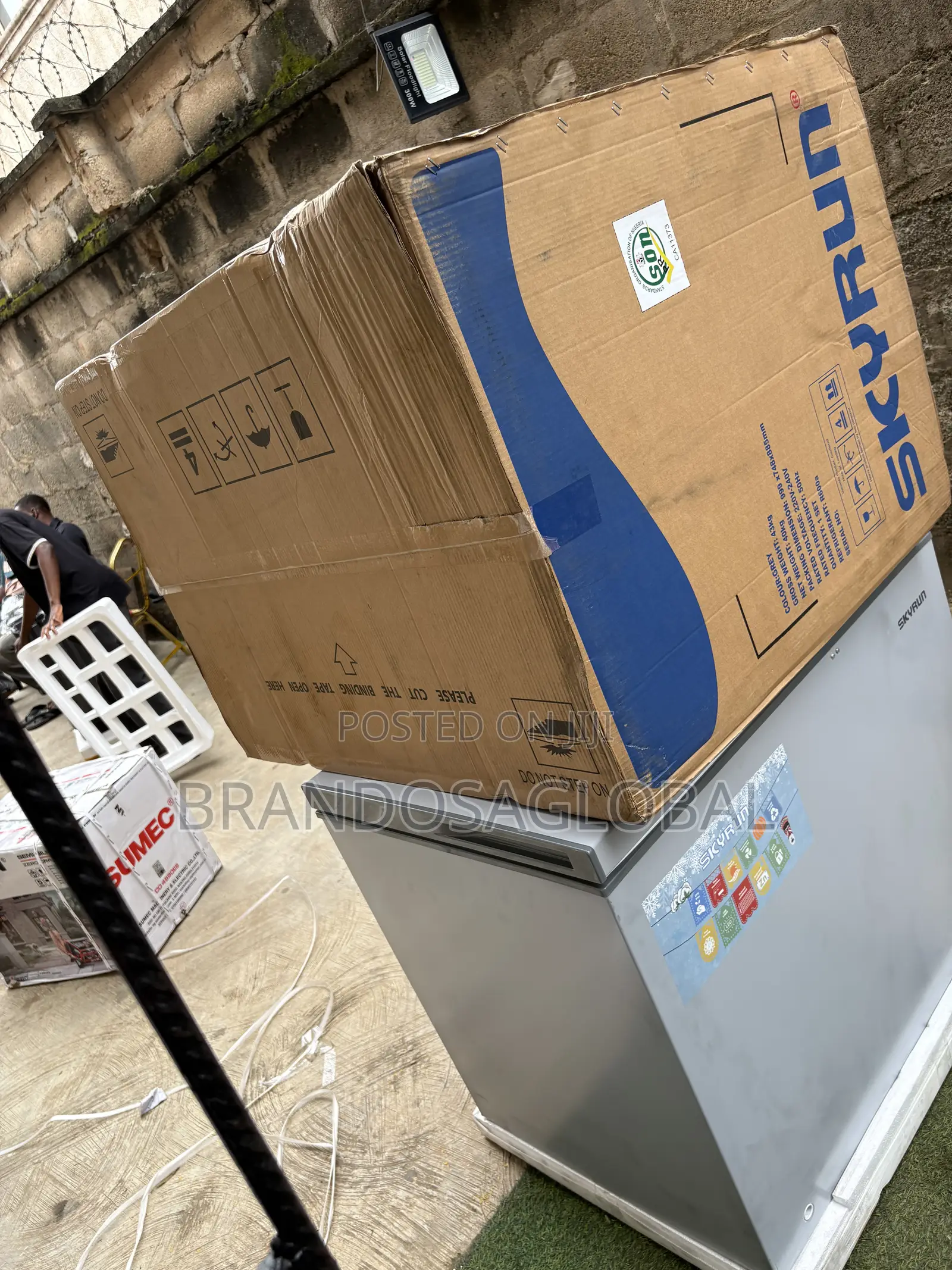 SkyRun BD-260A Chest Freezer for Frozen Stock