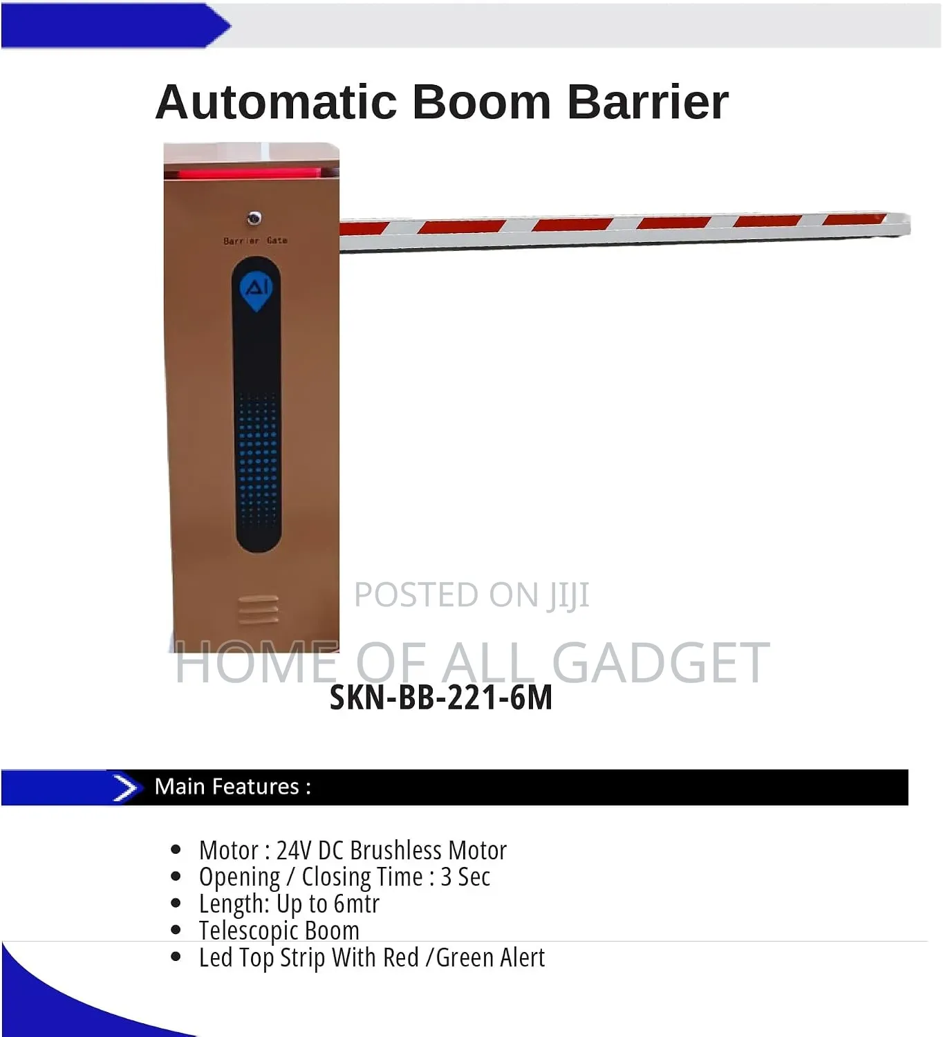 Automatic Parking Boom Barrier Gate