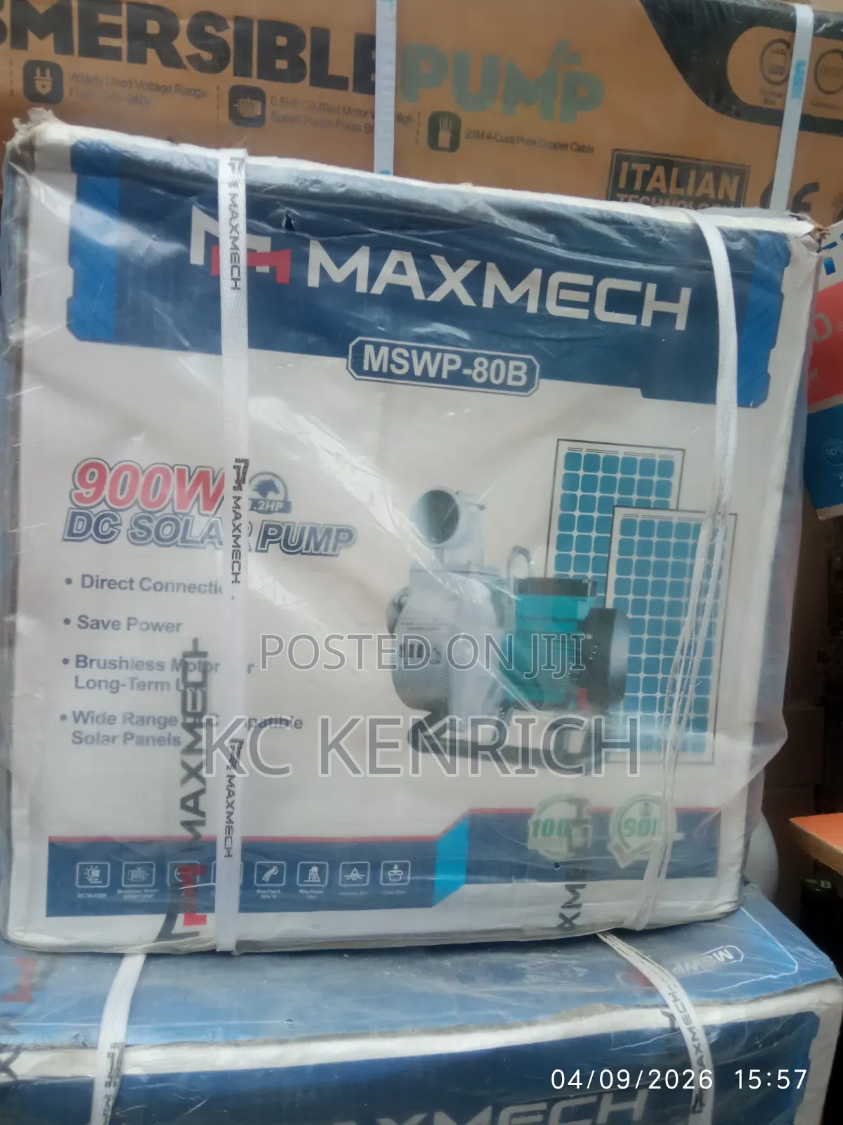 Maxmech 900w DC Solar Pump