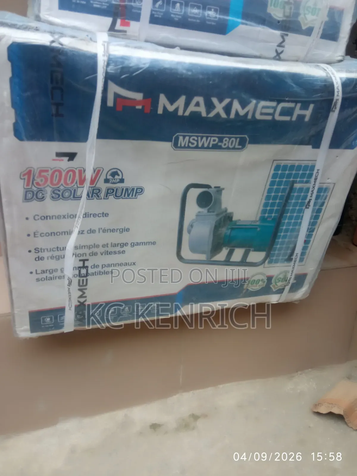 Maxmech 1500w DV Solar Pump, Big Capacity