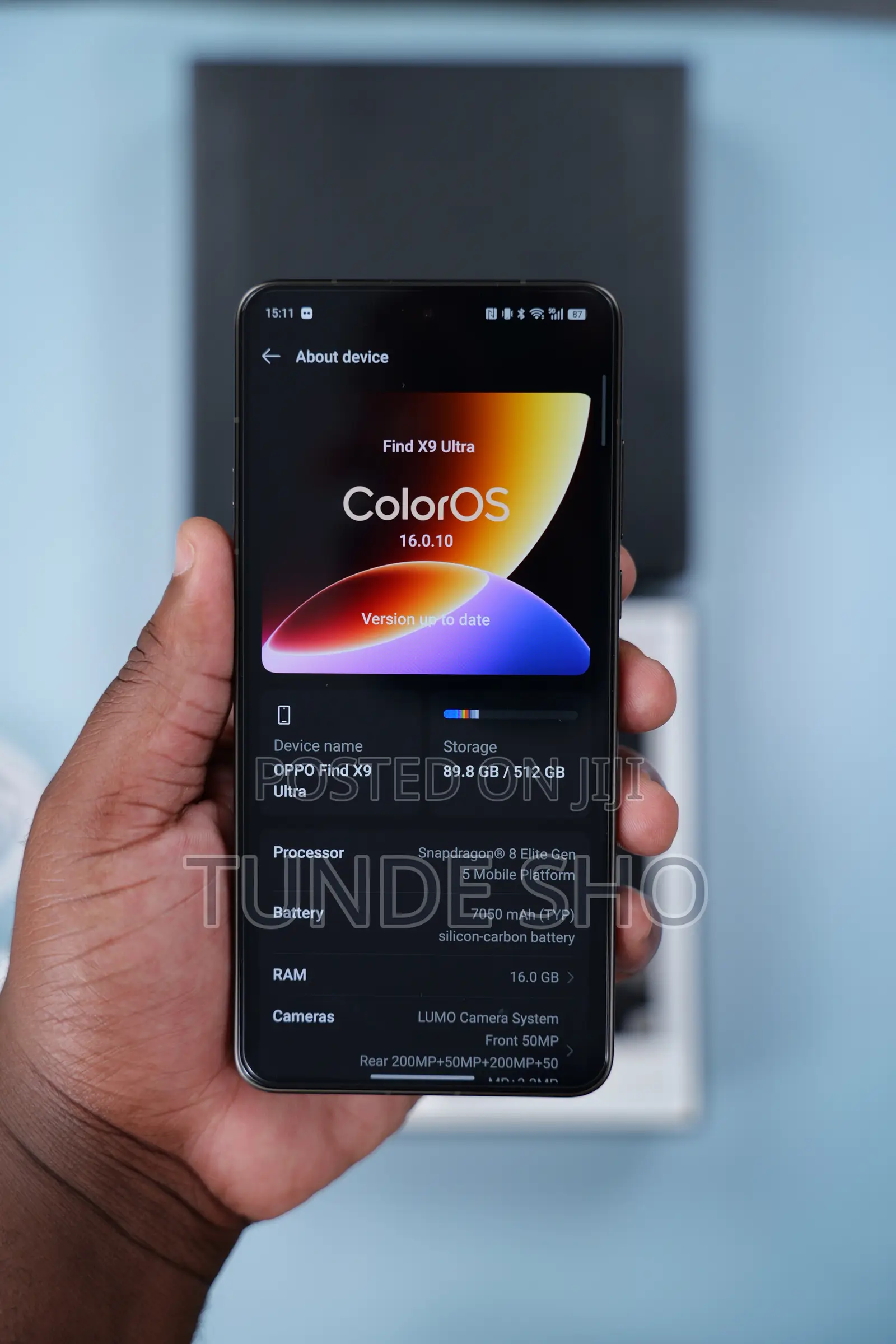 Oppo Find X9 Ultra 512 GB Black