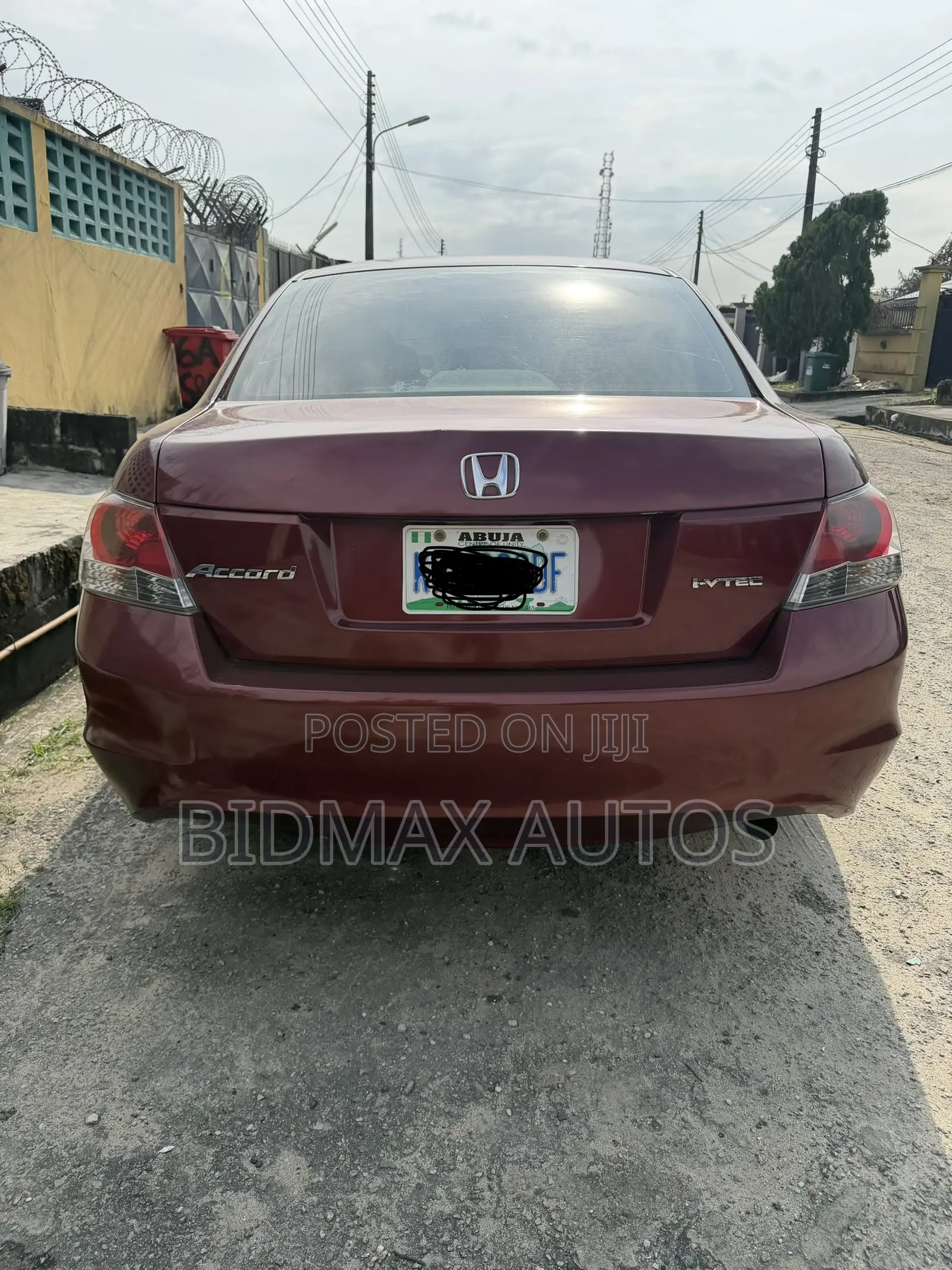 Honda Accord 2.0 i-VTEC Automatic 2009 Burgundy