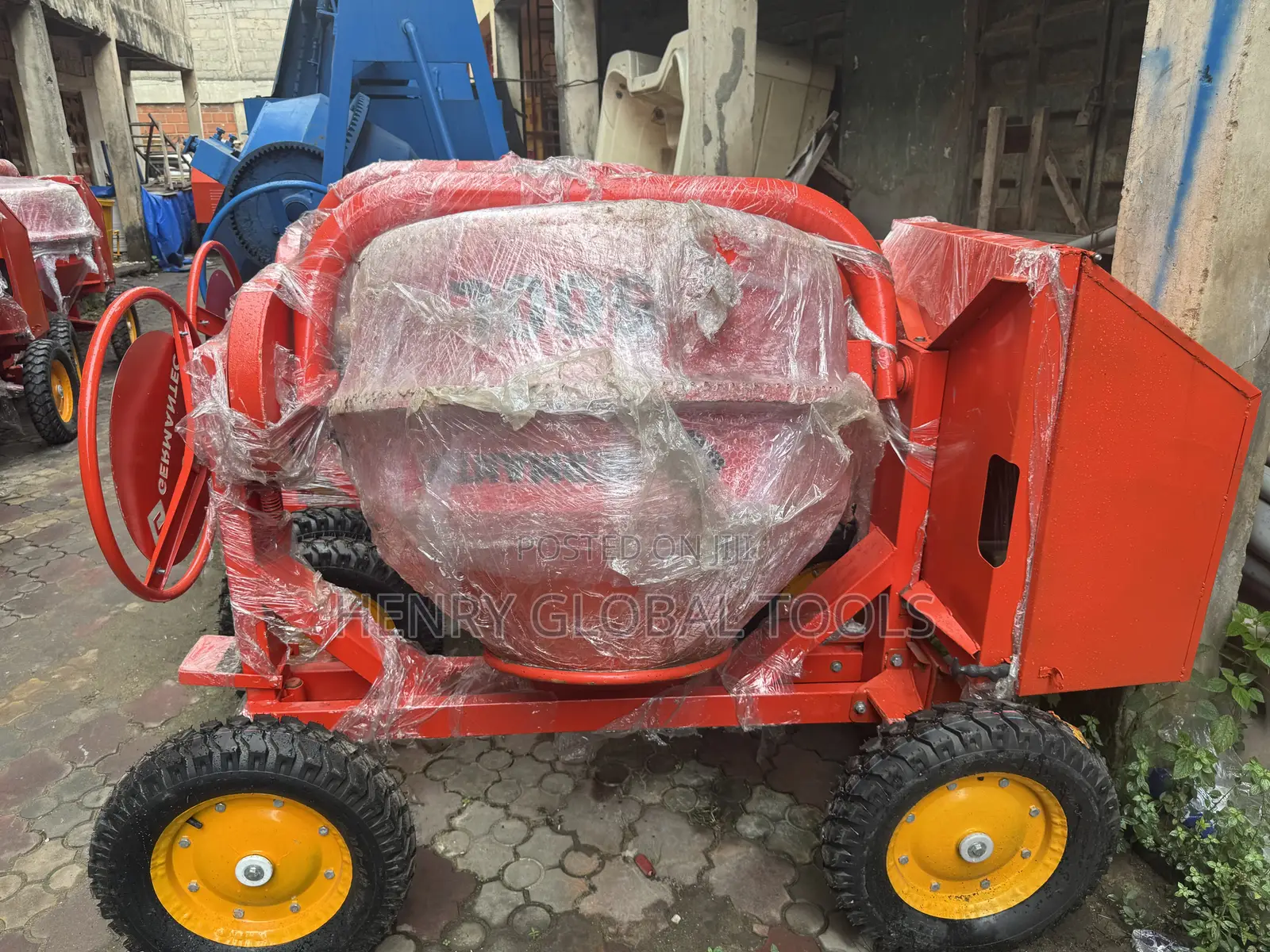 500L Heavy-Duty Concrete Mixer – For Construction