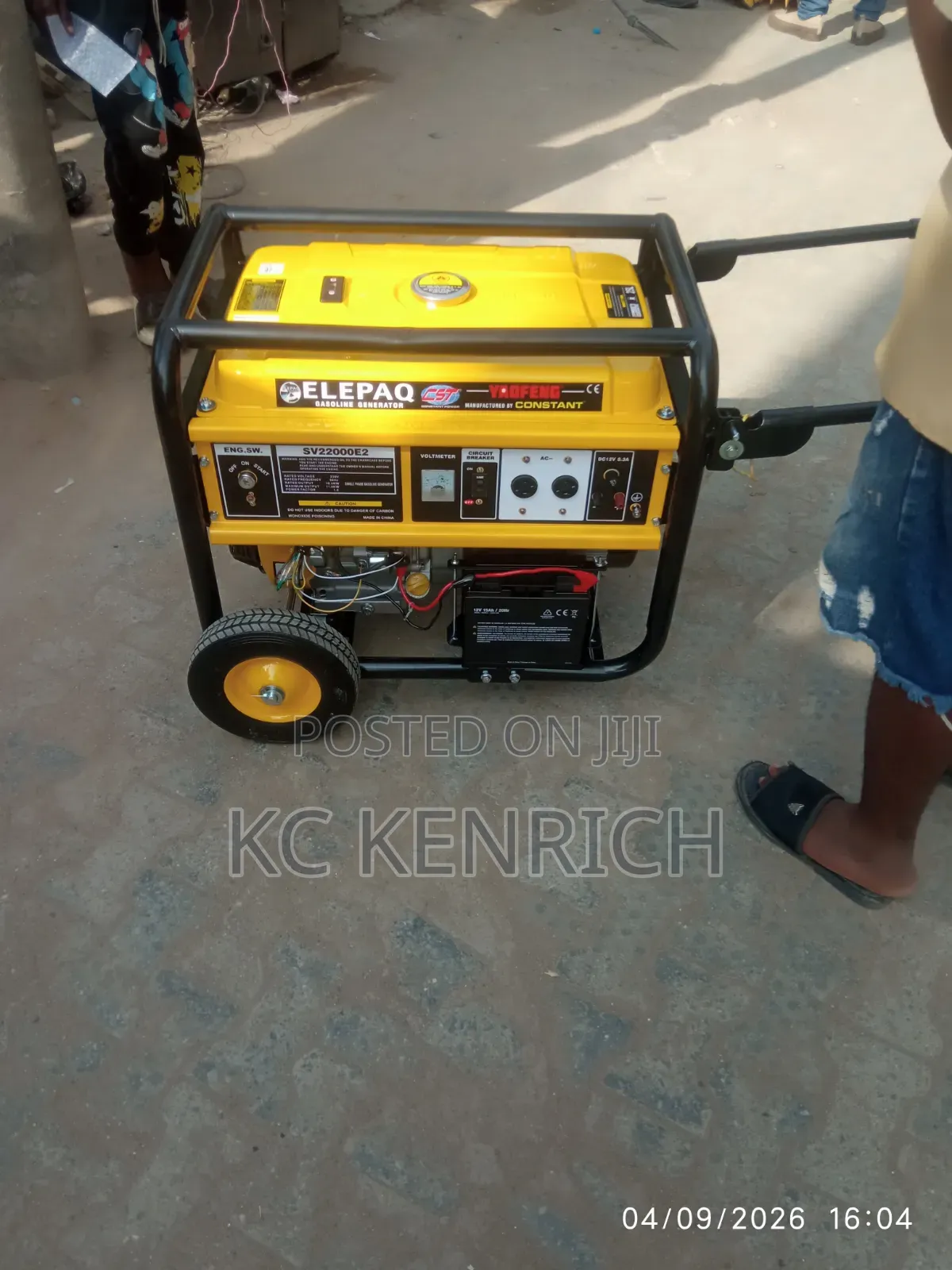 Elepaq Constant Generator With Key SV22000E2