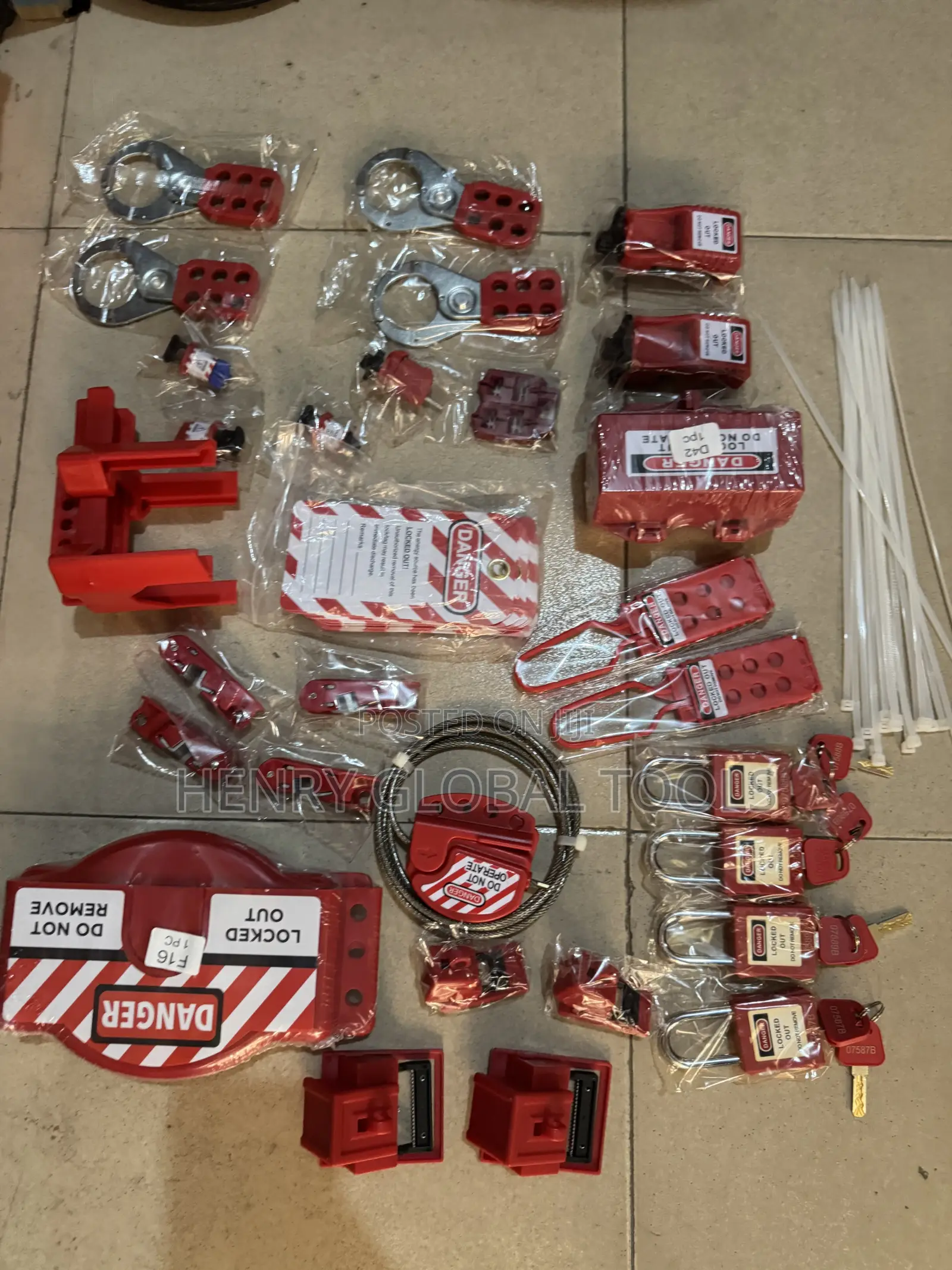 LOTO Lockout/Tagout Safety Kit