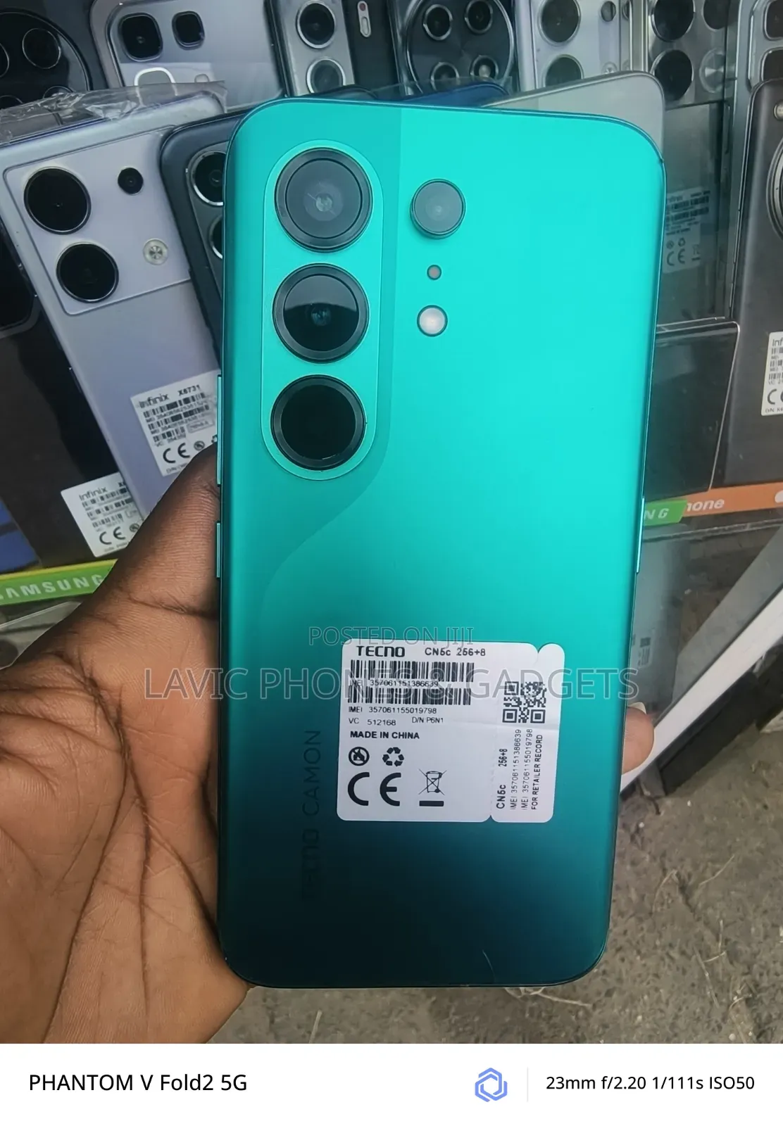 New Tecno Camon 50 Pro 256 GB Green