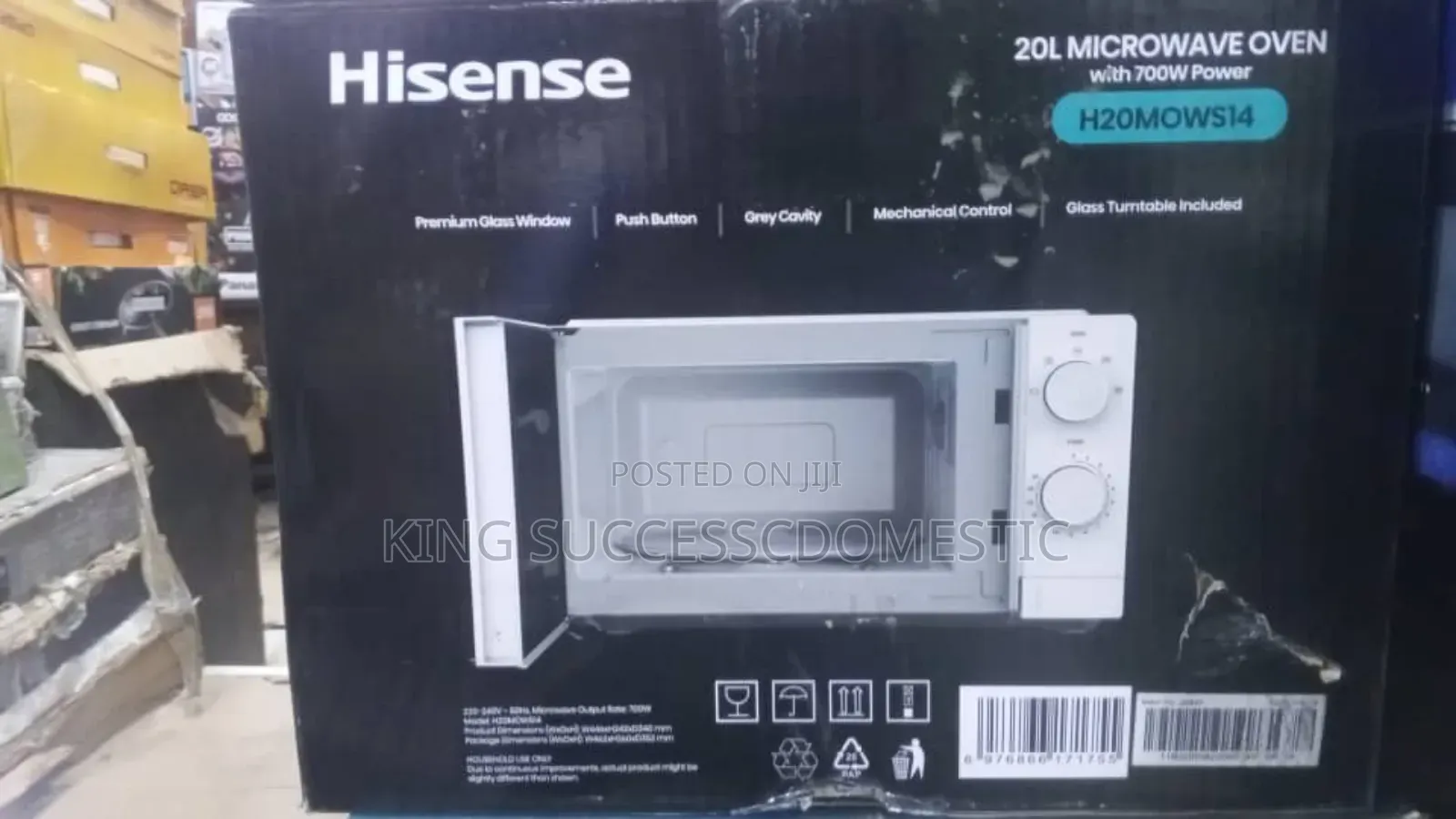 Hisense 20L Manual Microwave Oven (700W)