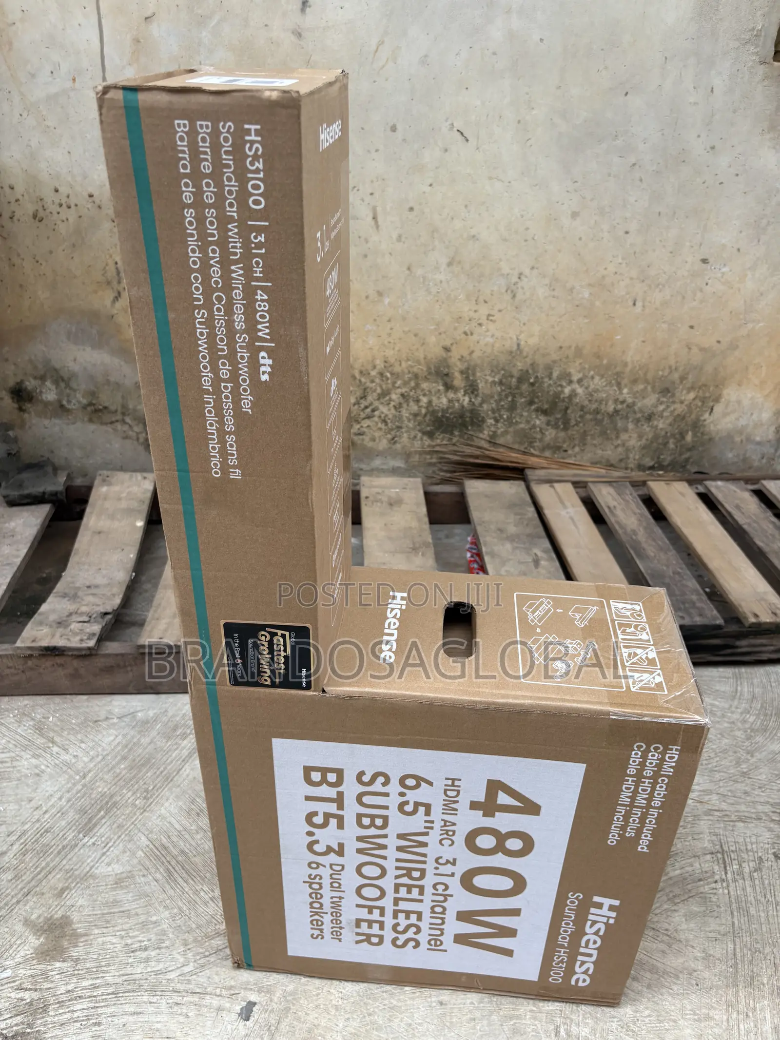 HS3100 Soundbar by Hisense – 480W