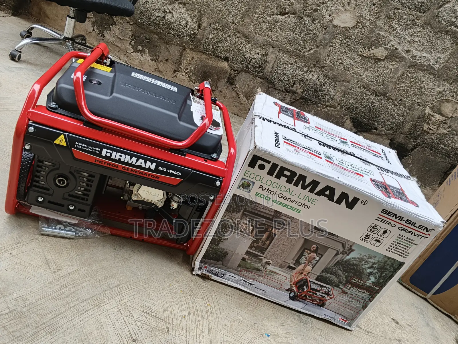 ECO4990ES Firman 3.4KVA Emergency Power Generator