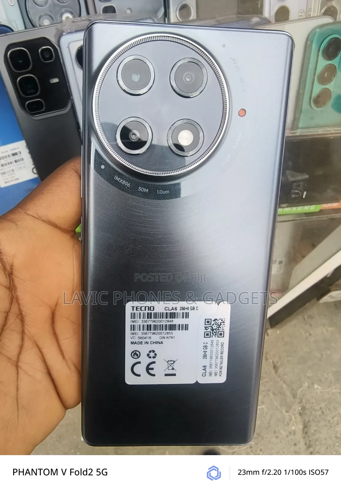 New Tecno Camon 30S Pro 256 GB Black