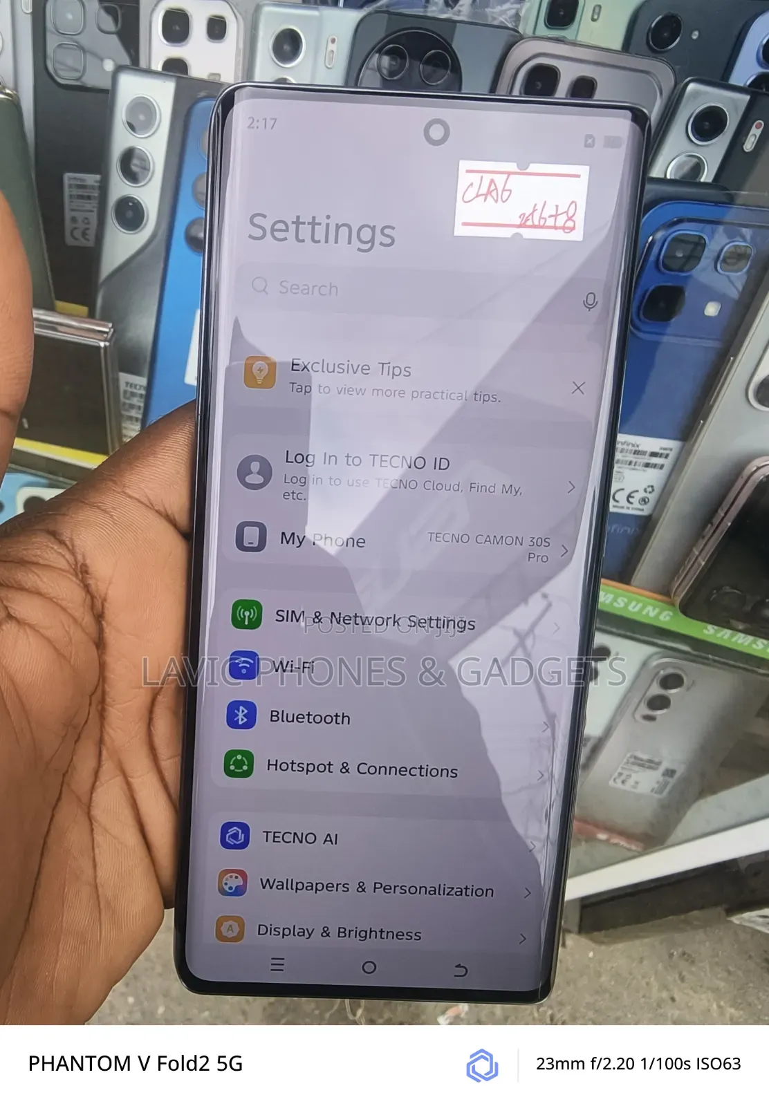 New Tecno Camon 30S Pro 256 GB Black