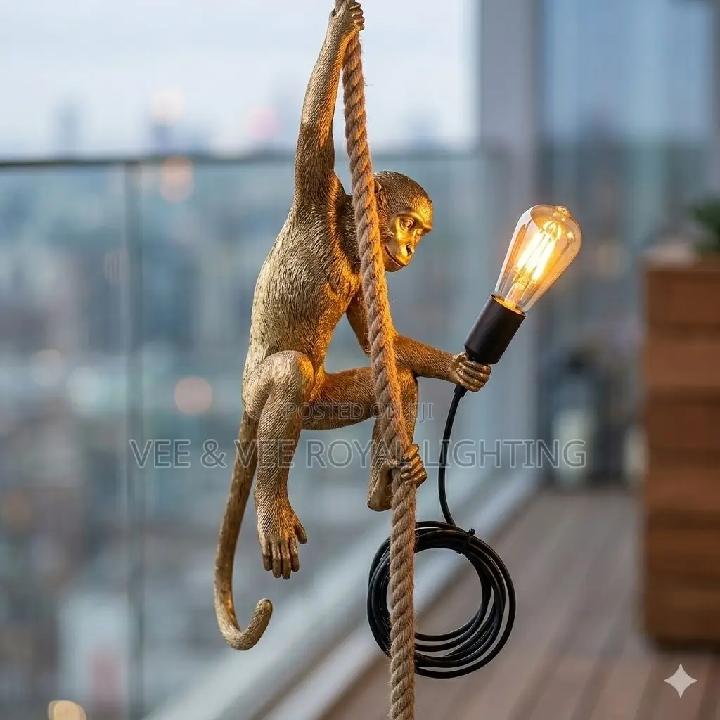 Monkey Light Chandelier- For Sit Outs, Lobby, Hallways, Balcony, Hotel