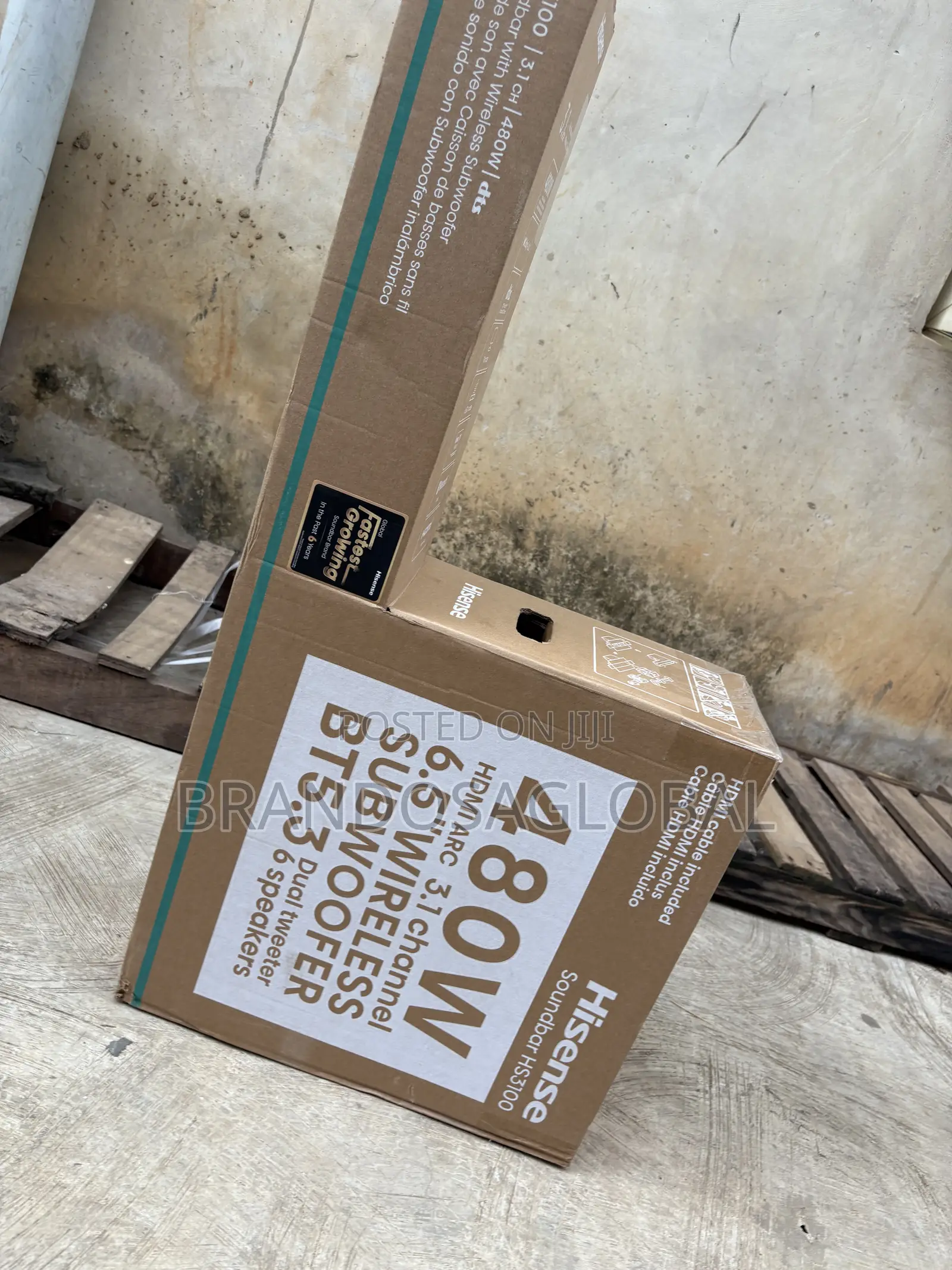 480 Watt HS3100 TV Sound System