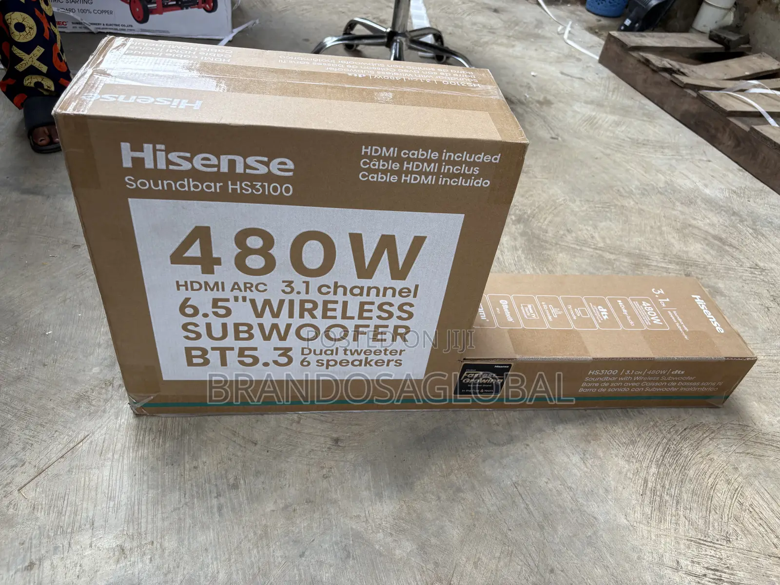 480 Watt HS3100 TV Sound System