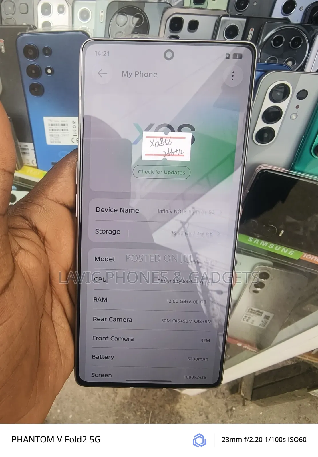 New Infinix Note 50 Pro+ 256 GB Gray