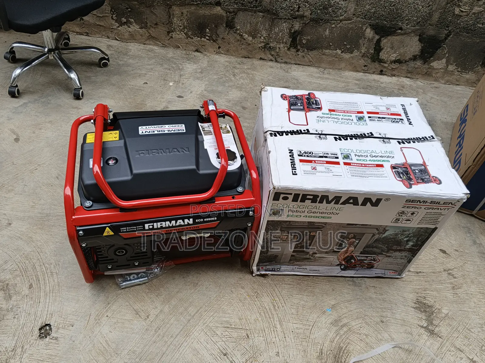 Firman 3.4KVA ECO4990ES Independent Power Generator