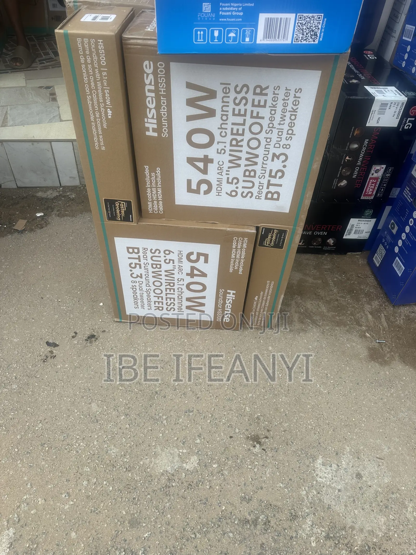 Hisense Soundbar With Subwoofer 540W 5.1CH