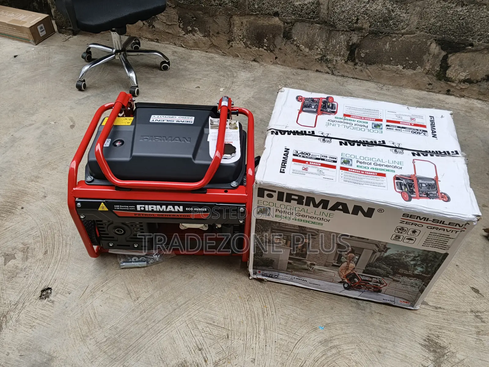 ECO4990ES 3.4KVA Firman Petrol Power Supply