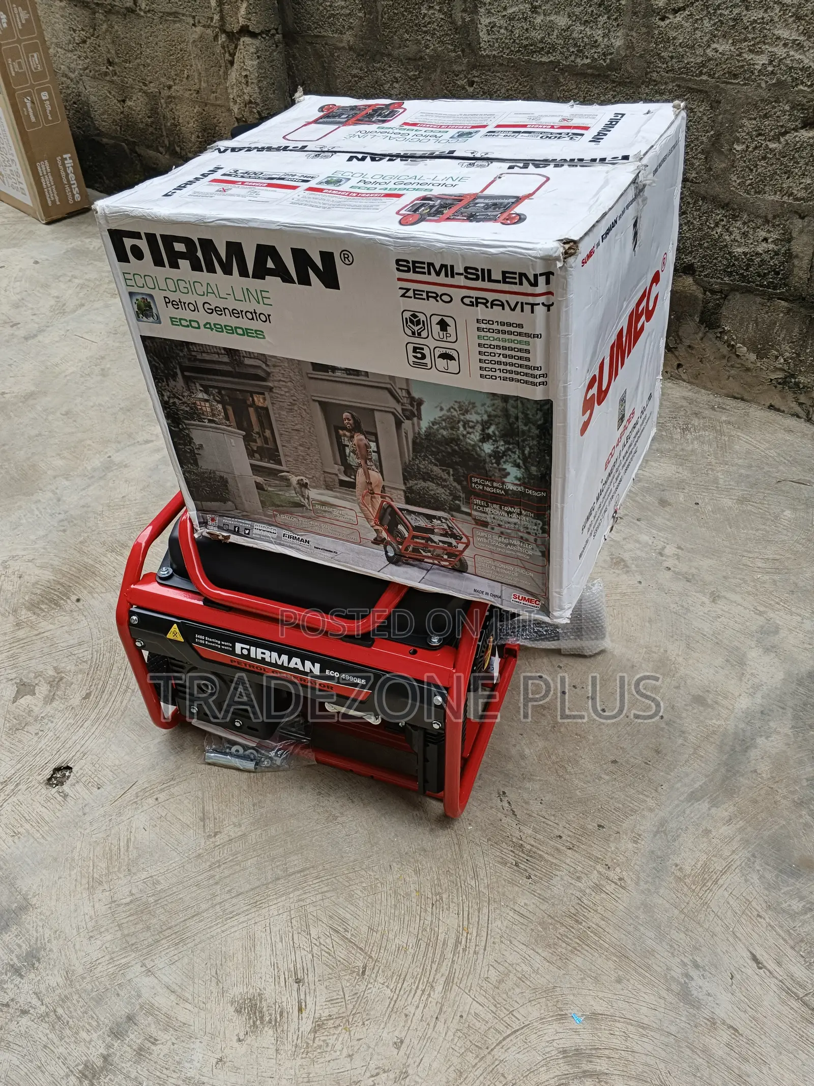 3.4KVA Firman ECO4990ES Standby Generator