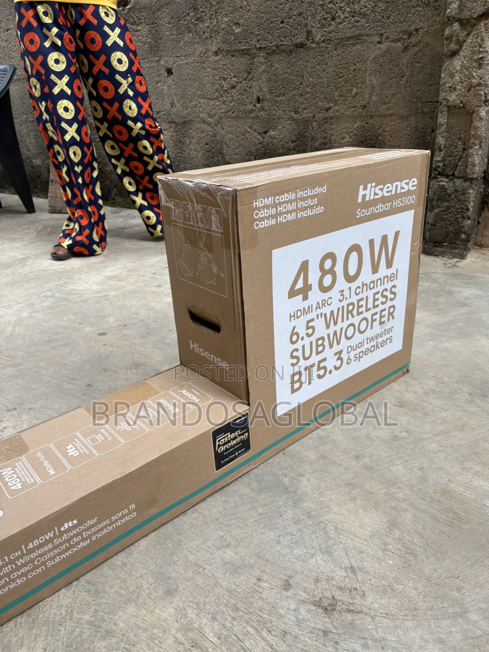 Hisense HS3100 Television Soundbar 480W