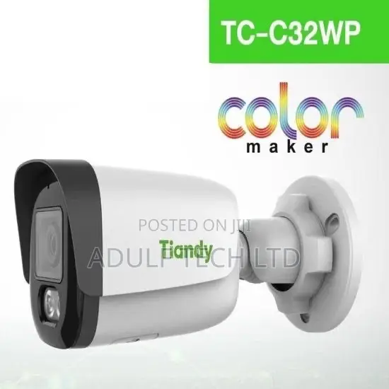 Tiandy Color Maker CCTV Camera | Full Color Night Vision | HD Outdoor