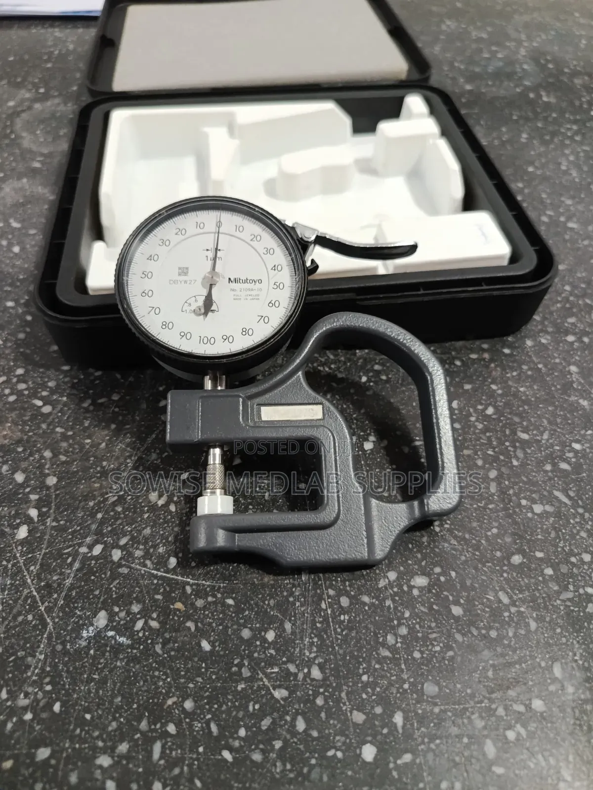 📏 Thickness Gauge – 0–10mm(0- 100) Precision Dial Gauge