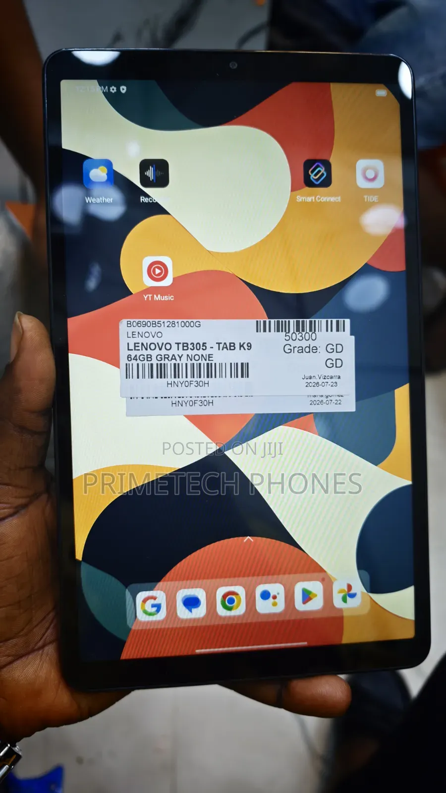 Lenovo Tab K10 64 GB Gray