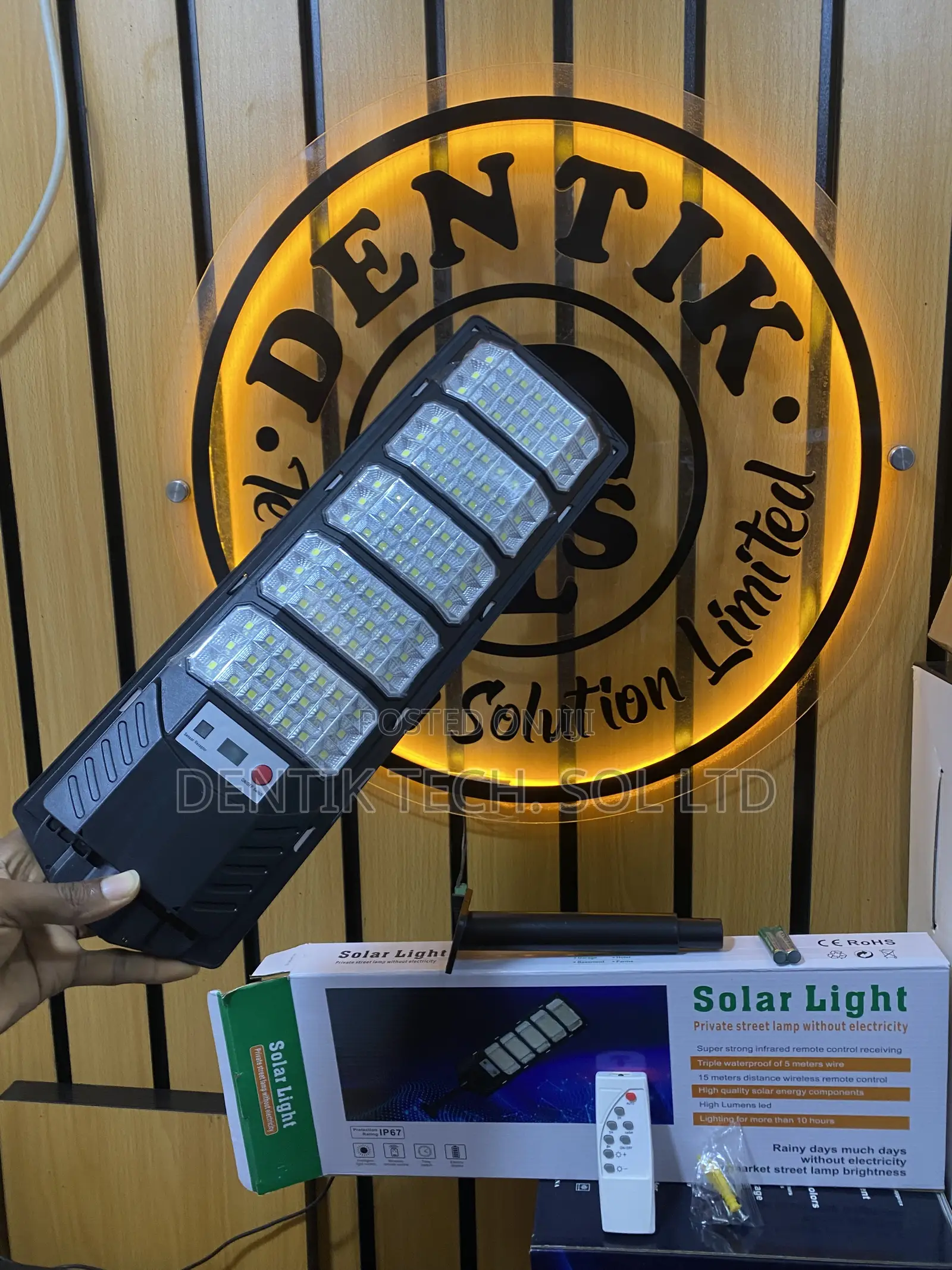 500watts Solar Street Light With Remote Control