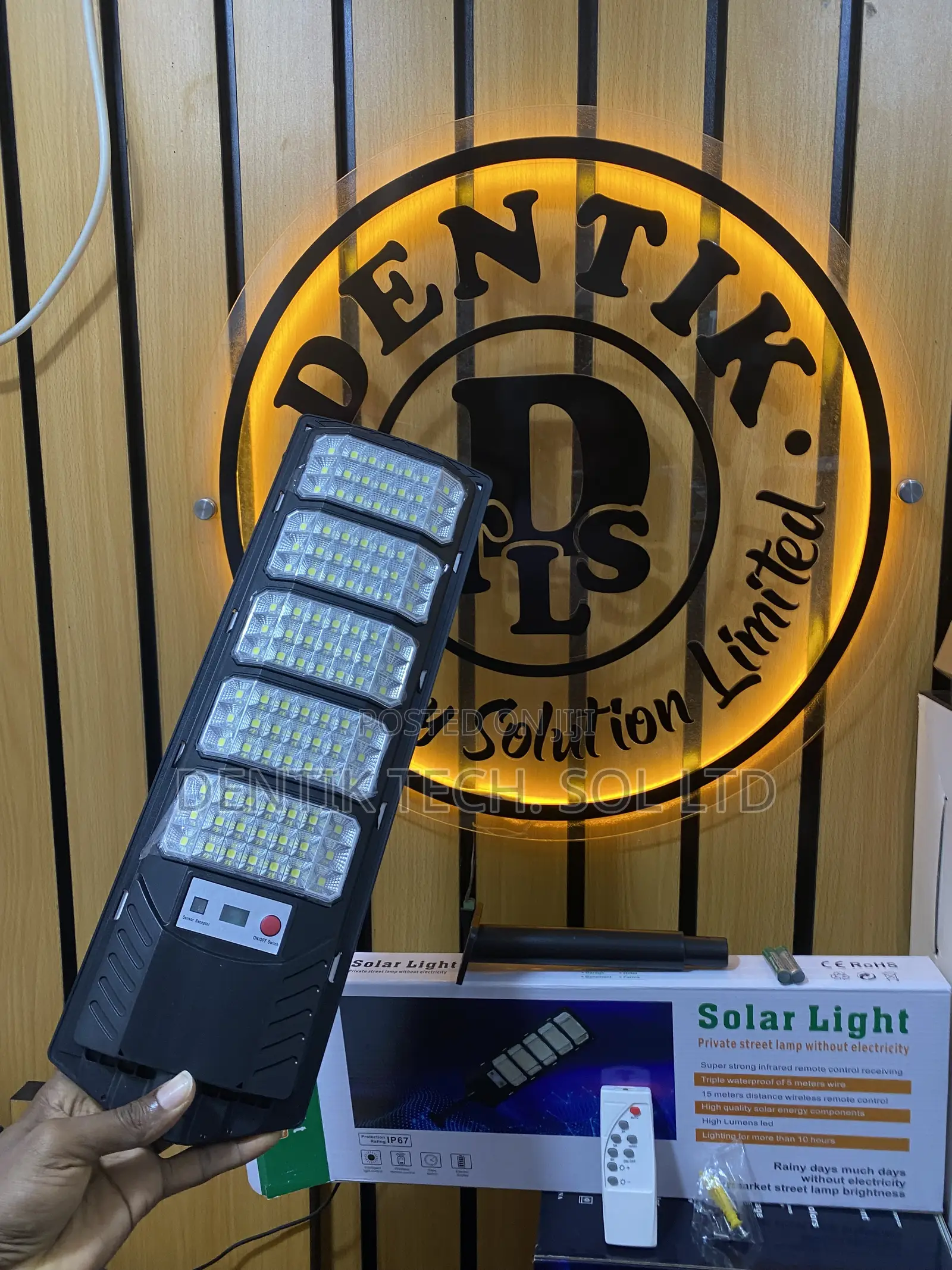 500watts Solar Street Light With Remote Control