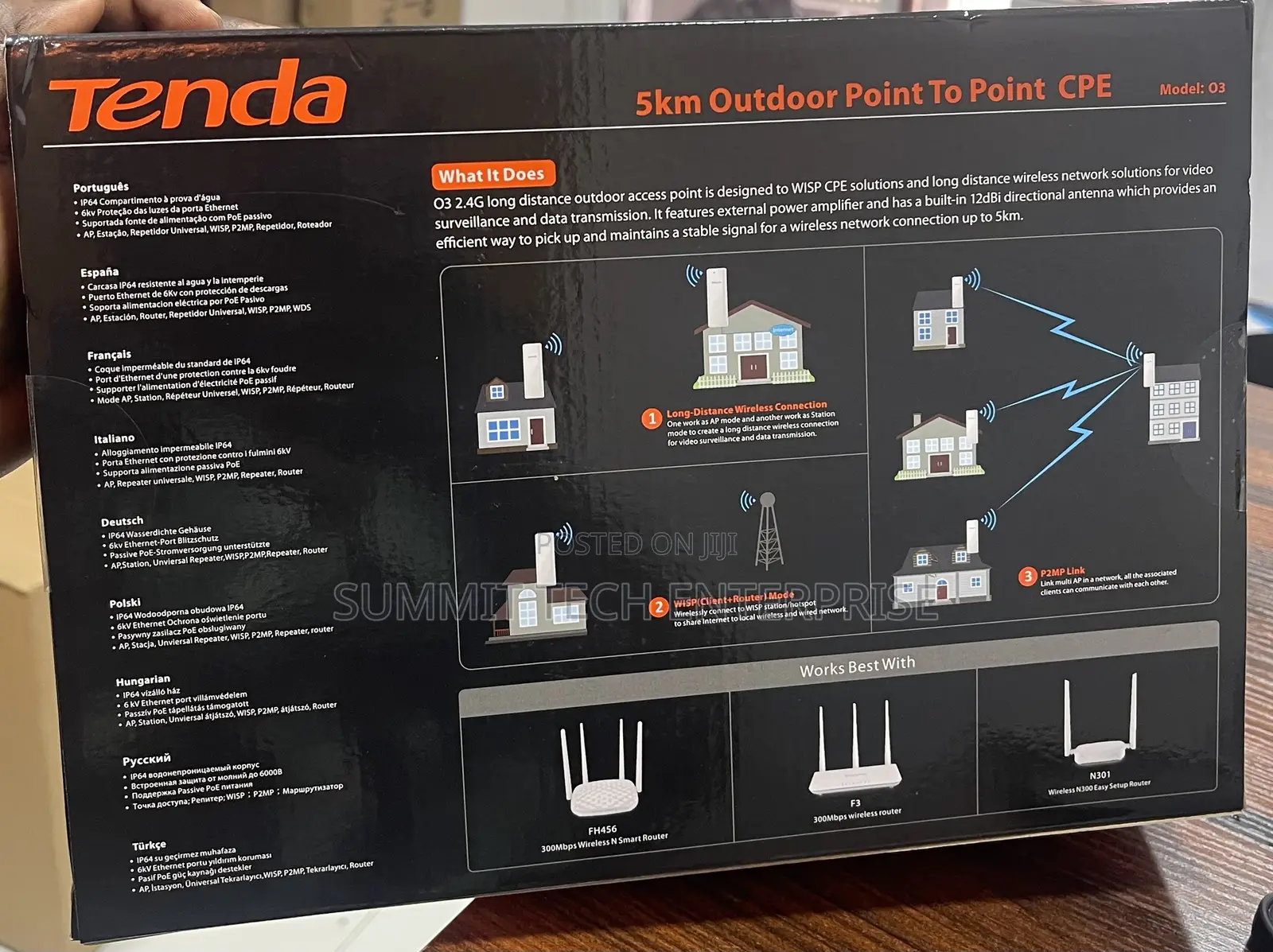 Tenda Wireless Outdoor CPE O3