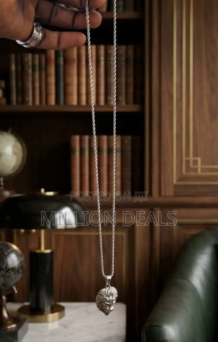 Classic Sterling Men's Neckpiece N Pendant