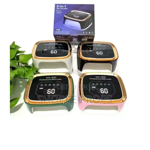 108 Watts Sun 2-in-1 LED/UV Nail Lamp – Professional Gel Polish Dryer