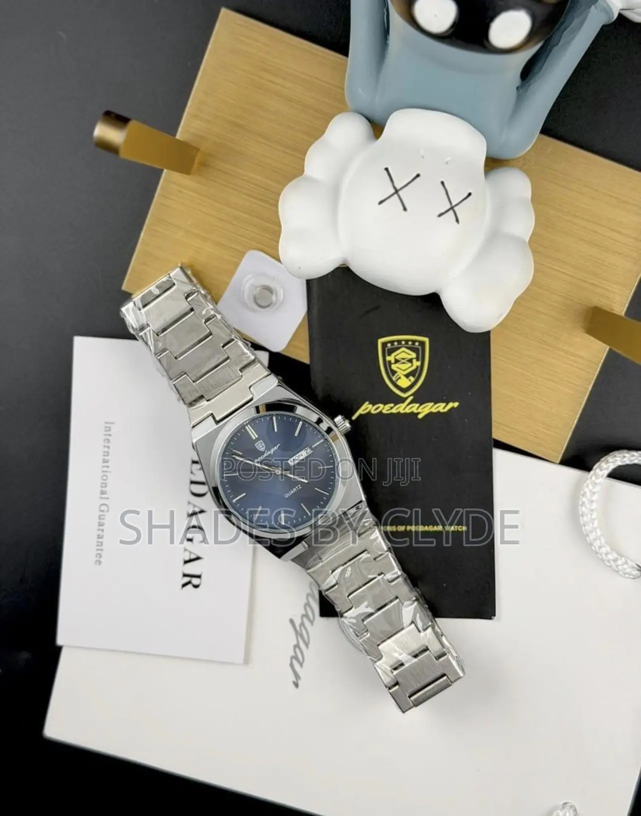 Elegant Poedagar Stainless Steel Quartz Watch–Sleek Sophisticated